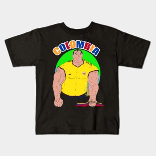 colombia socccer Kids T-Shirt